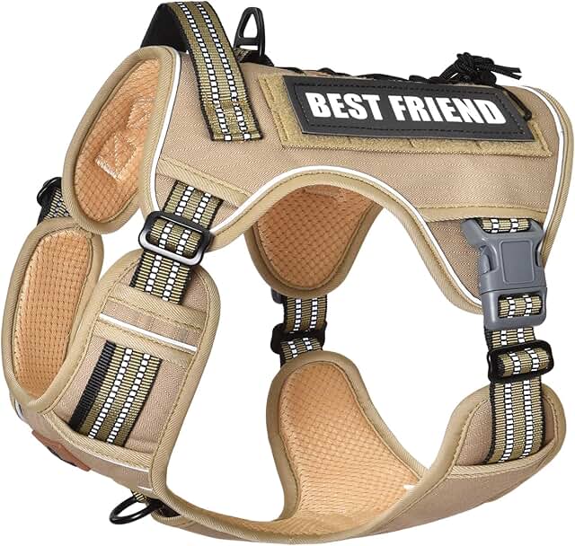 Tactical Dog Harness for Large Dogs with Handle