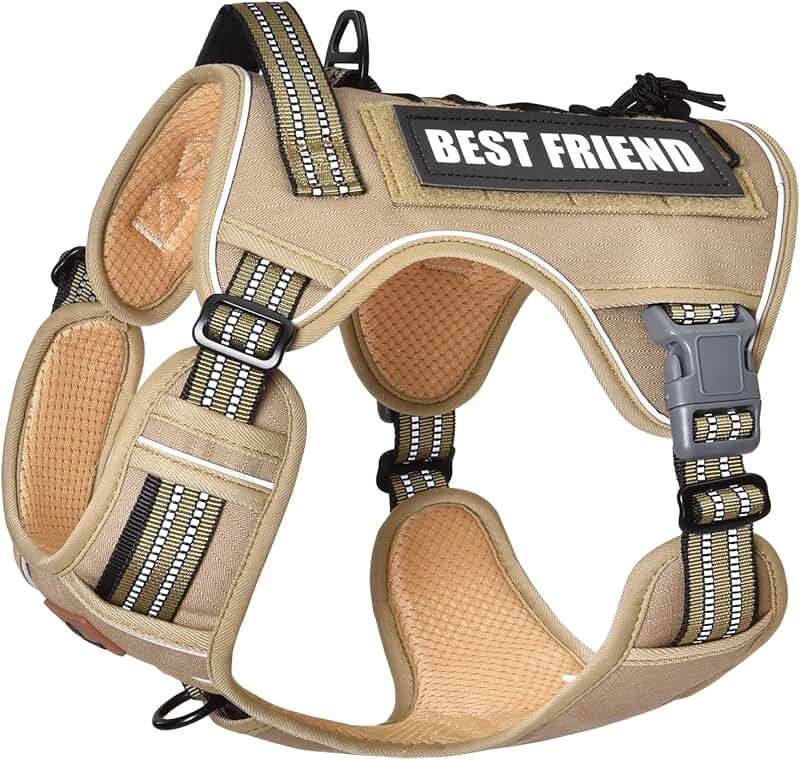 Tactical Dog Harness for Large Dogs with Handle