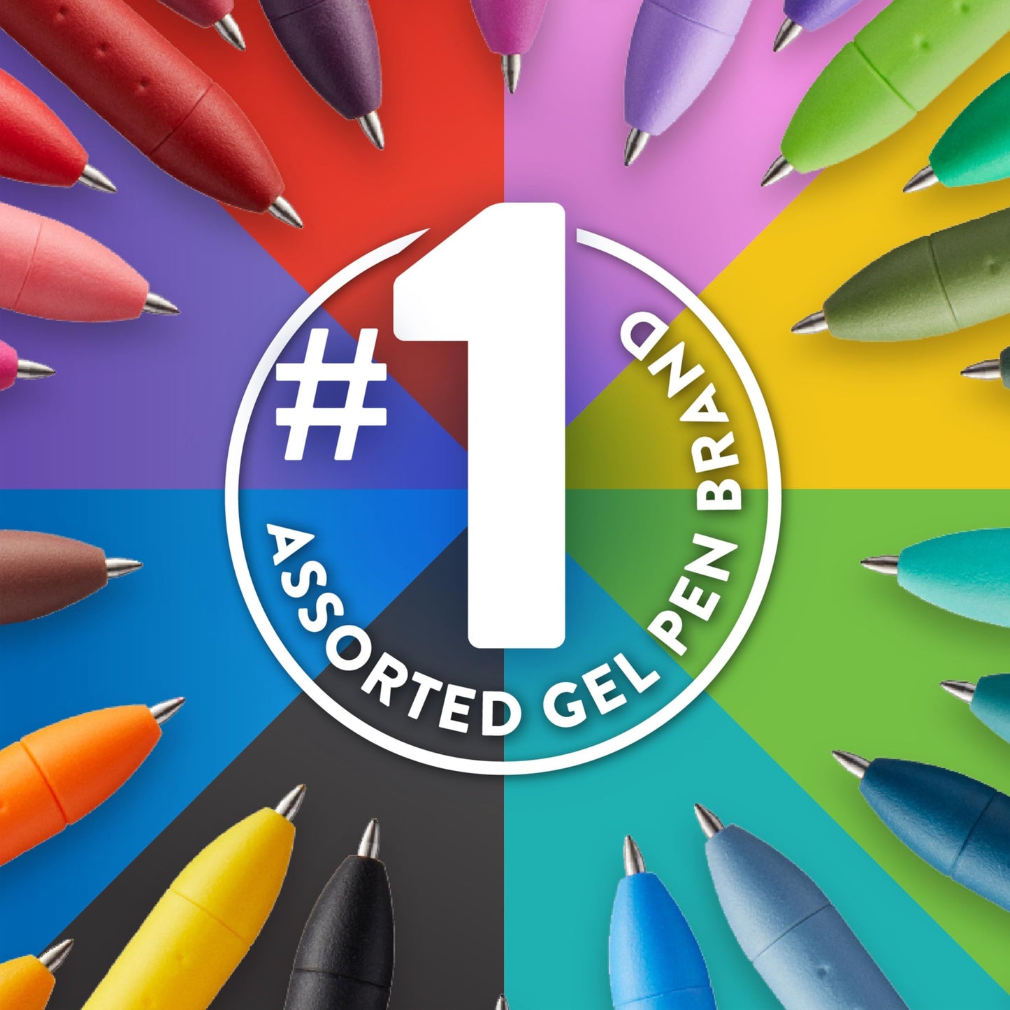10 Assorted Gel Pens with Medium Point