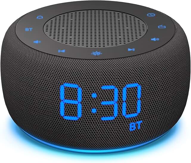 Bluetooth speaker with alarm clock and FM radio