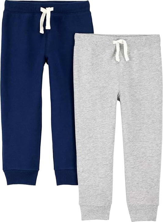 Two-Pack Boys' Fleece Pull-On Pants