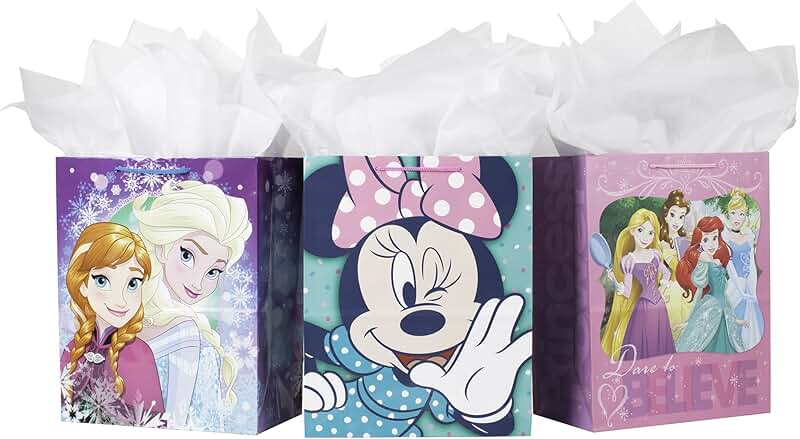 Large Disney-themed gift bag bundle for kids' parties