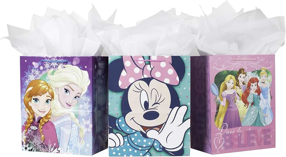 Large Disney-themed gift bag bundle for kids' parties