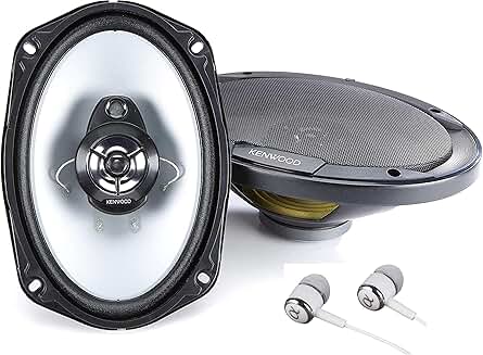 Pair of 6x9 3-Way Car Speakers, 800W Max