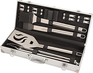 14-Piece Stainless Steel Grill Tool Set with Case