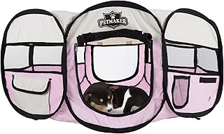 Portable Puppy Playpen for Small Pets