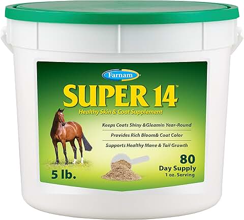 Healthy Skin & Coat Supplement for Horses, 5 lb