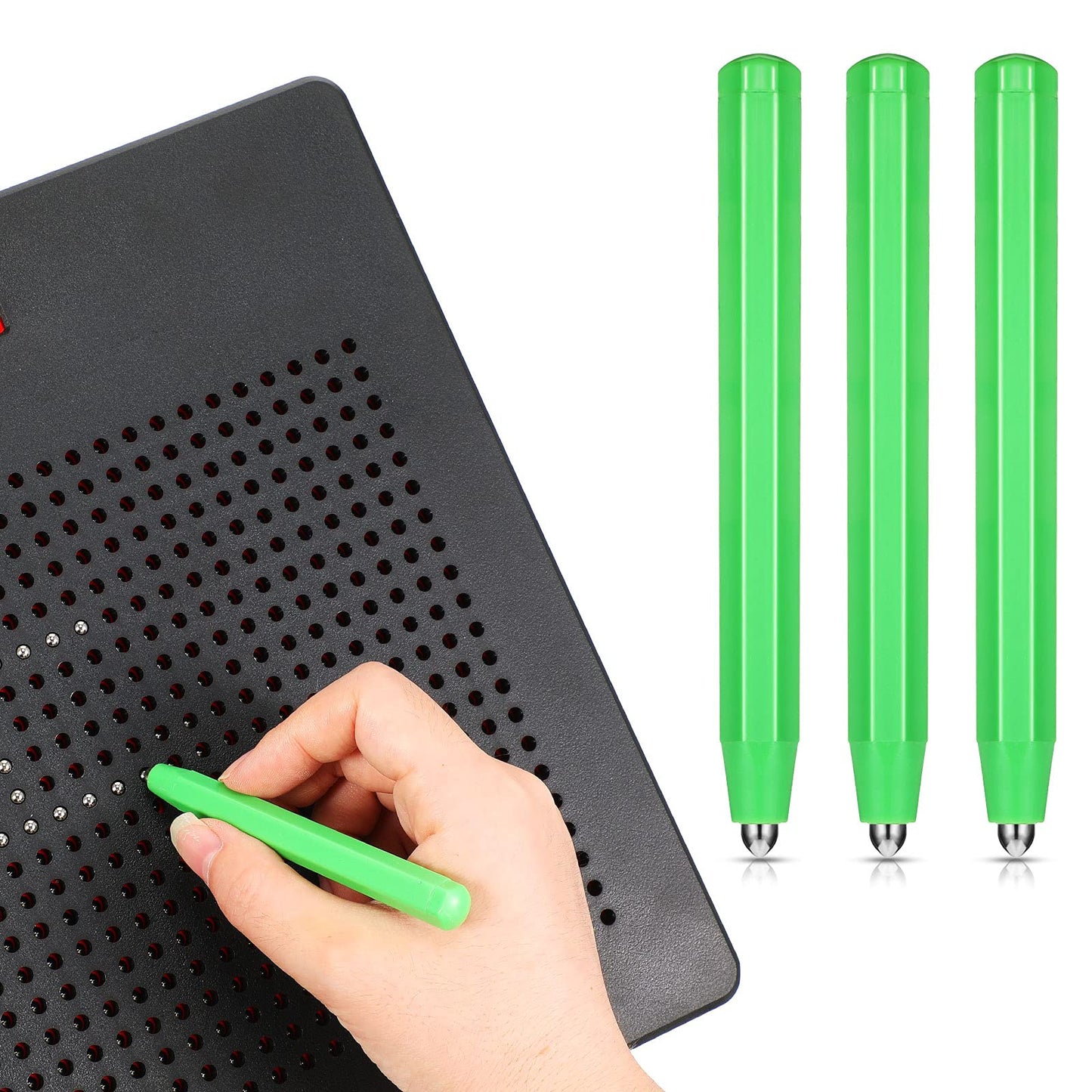 Three Green Replacement Magnetic Drawing Pens