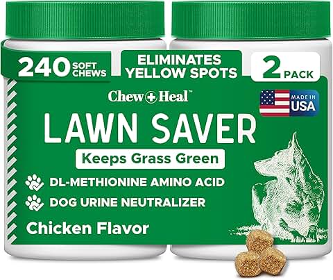 Dog Urine Neutralizer for Lawn, 240 Chews