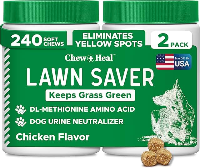 Dog Urine Neutralizer for Lawn, 240 Chews