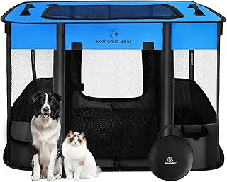 Large Foldable Dog and Cat Playpen for Indoor and Outdoor Use