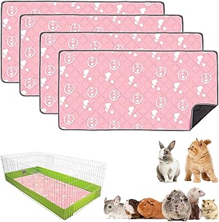 4 Pack Washable Guinea Pig Bedding and Liners