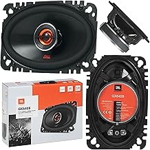 4-inch by 6-inch 2-way coaxial car speakers
