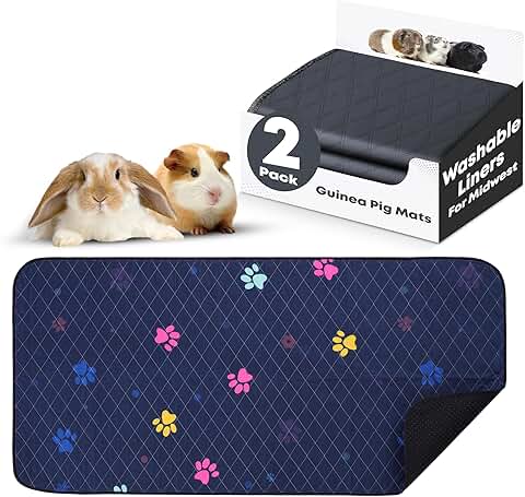 Washable Guinea Pig Bedding and Liners (2-Pack & 1-Pack)