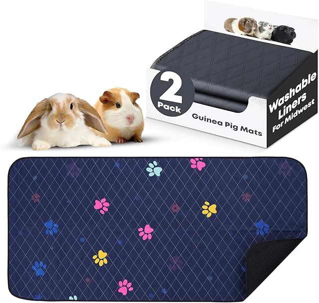Washable Guinea Pig Bedding and Liners (2-Pack & 1-Pack)