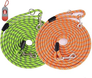 Long Dog Leashes 15-50FT for Training and Outdoors