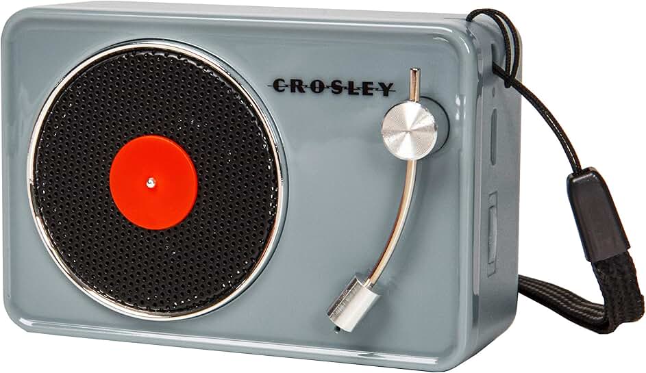 Portable Mini Turntable with Bluetooth Speaker