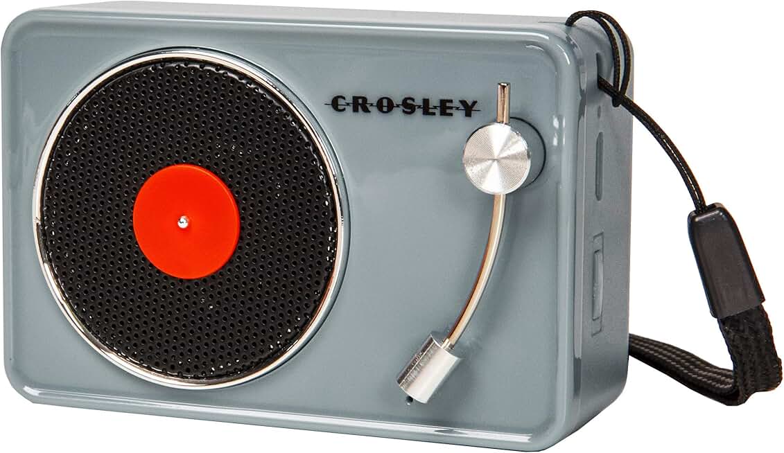Portable Mini Turntable with Bluetooth Speaker