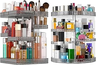 360° Rotating Makeup Organizer with Large Capacity