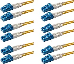 6-Pack 2m LC to LC Singlemode Fiber Patch Cables
