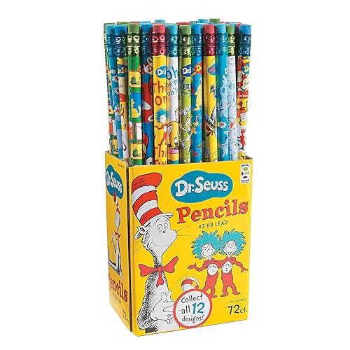 Assorted Number 2 Pencils for Kids, Pack of 72