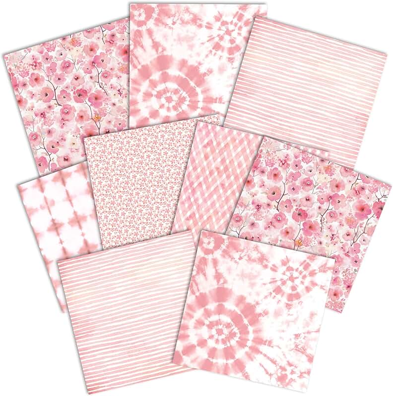 12x12 Decorative Double-Sided Paper Pack with Flamingo Design