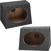 2 Pcs Angled 6x9 Inch Car Speaker Boxes