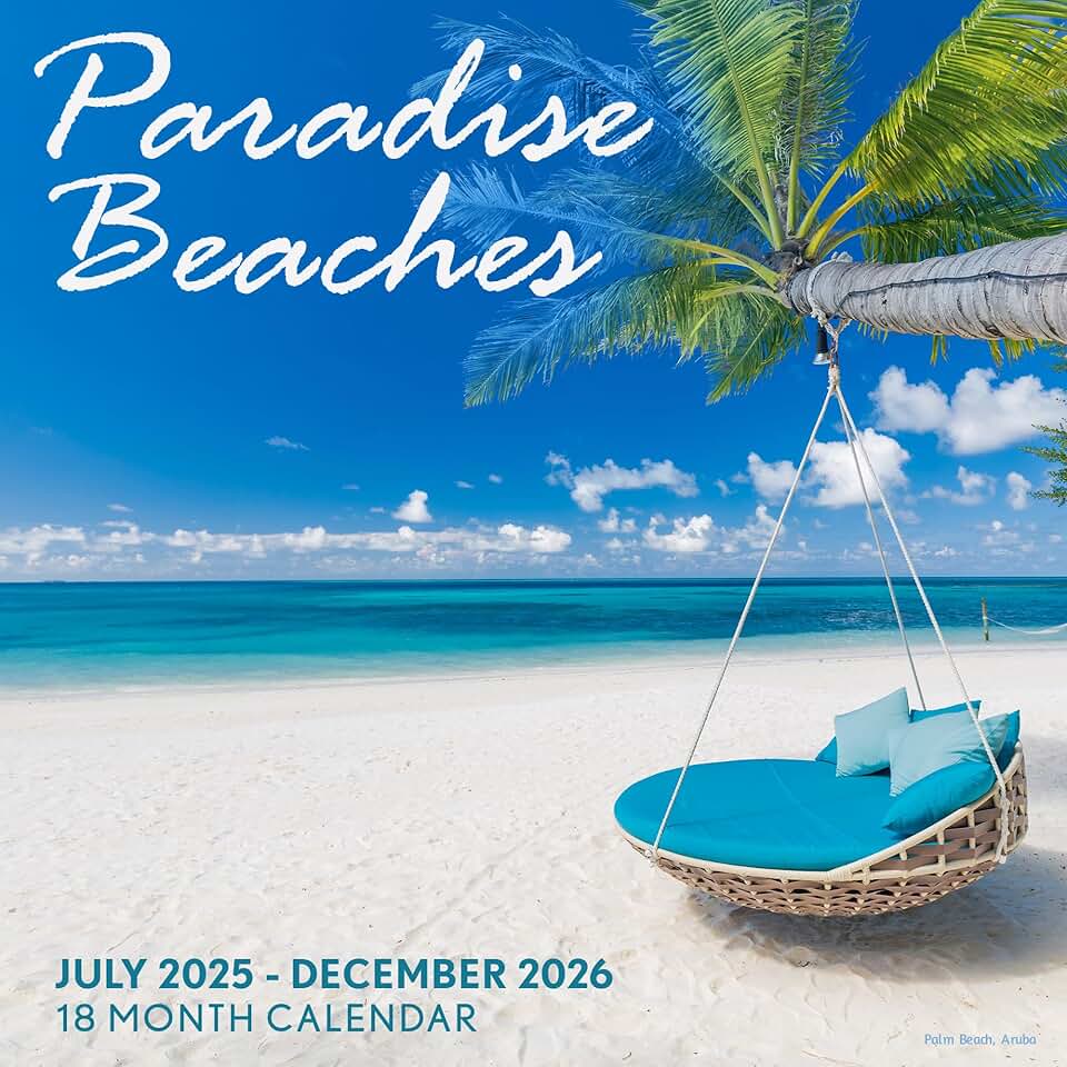 Biodegradable 11x17 Inch Wall Calendar Jul 2025-Dec 2026