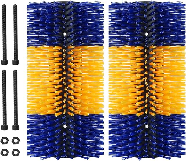 Livestock Grooming Brushes for Cattle, Horses, and More (2pcs)