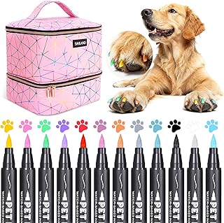 Nail Polish Organizer Bag with 12 Nail Pens