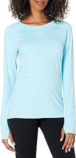 Women's Brushed Tech Stretch Long-Sleeve Crewneck Shirt