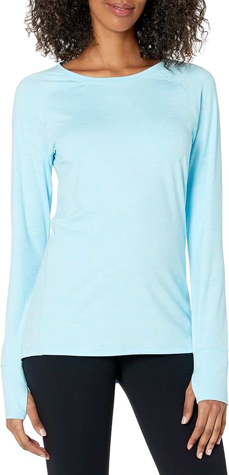 Women's Brushed Tech Stretch Long-Sleeve Crewneck Shirt