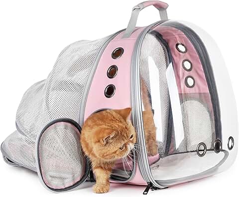 Expandable Cat and Small Dog Backpack for Travel and Outdoors