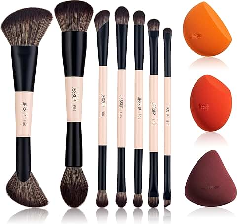Makeup Brush and Sponge Set T600 and SP013