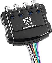 600W 4-Channel Speaker Cable to RCA Converter with Remote