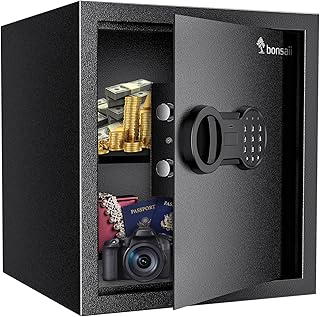 Steel Safe Box with Digital Lock, 1.2 Cu Ft