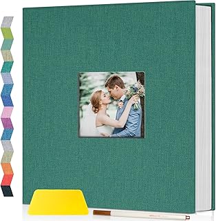 Self-Adhesive Photo Album with Display Window, 40 Pages