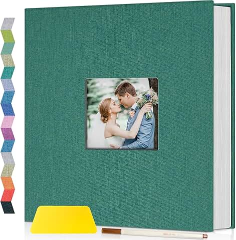 Self-Adhesive Photo Album with Display Window, 40 Pages