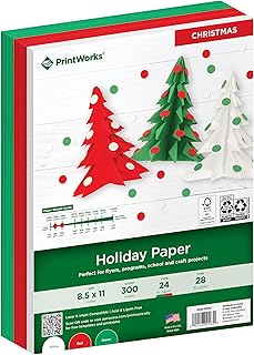 Holiday Paper Pack, 8.5" x 11", 300 Sheets