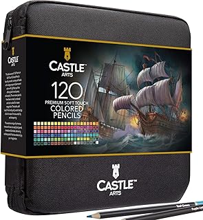 120 Colored Pencils in Zipper Pouch