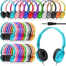 36 Pack Classroom Headphones for Students in Multiple Colors