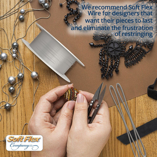 Heavy 0.24mm Beading Wire for Jewelry Making, 100 Feet