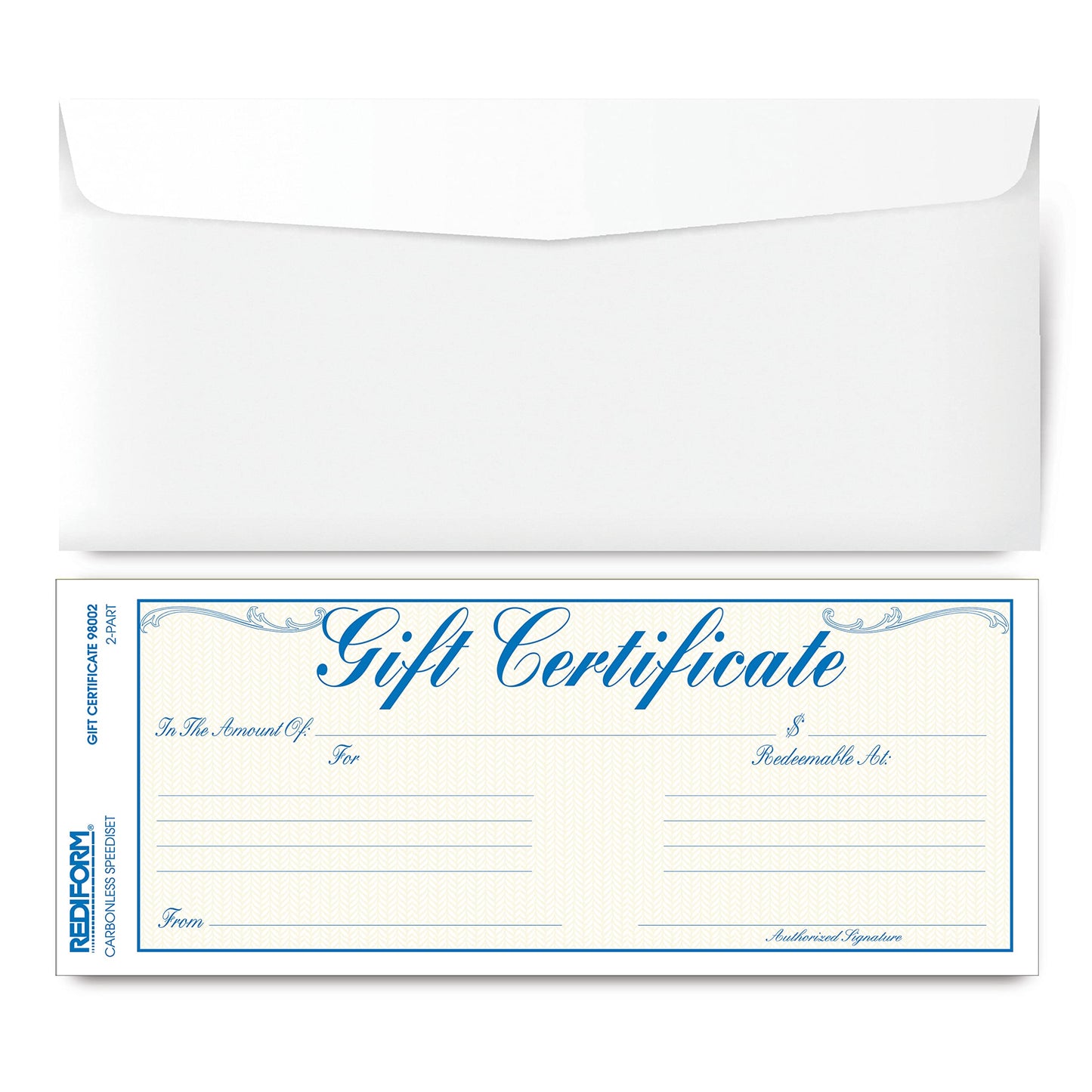 Gift Certificate Pack with 25 Duplicates and Envelopes