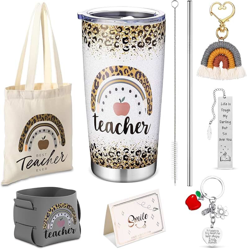 7-Piece Gift Set for Women with Tumbler Tote and More