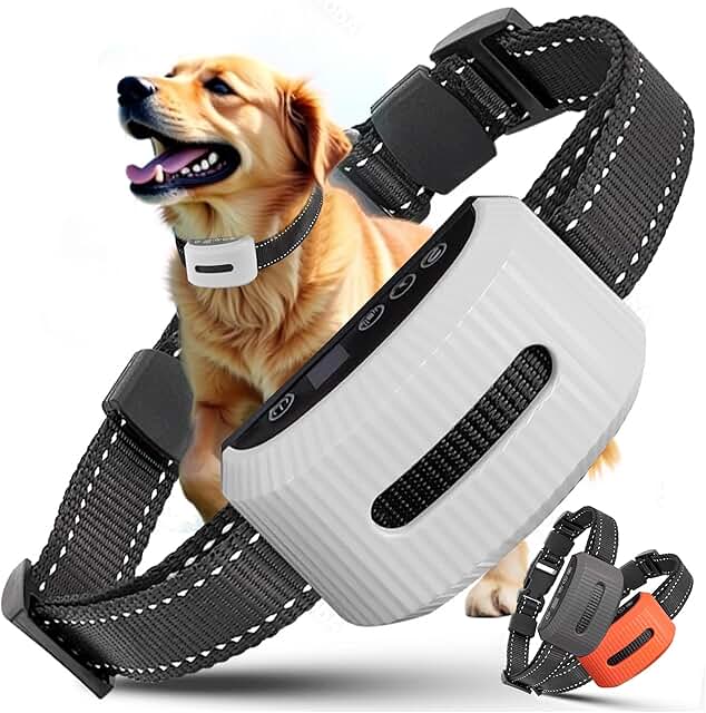 Dog Bark Collar with Shock, Beep, Vibration Modes