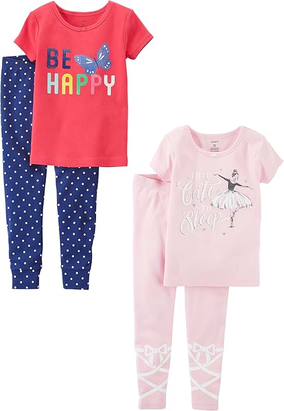 Baby Girls' Cotton Pajama Set