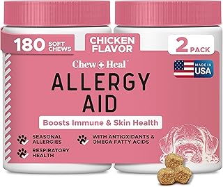 Dog and Cat Allergy Chews for Skin and Immune Health