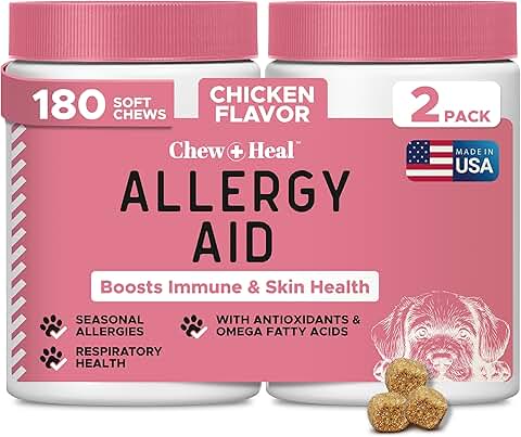 Dog and Cat Allergy Chews for Skin and Immune Health