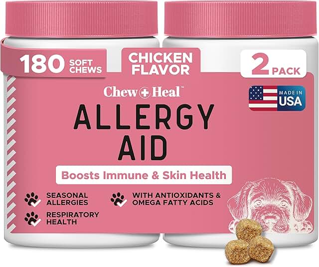 Dog and Cat Allergy Chews for Skin and Immune Health