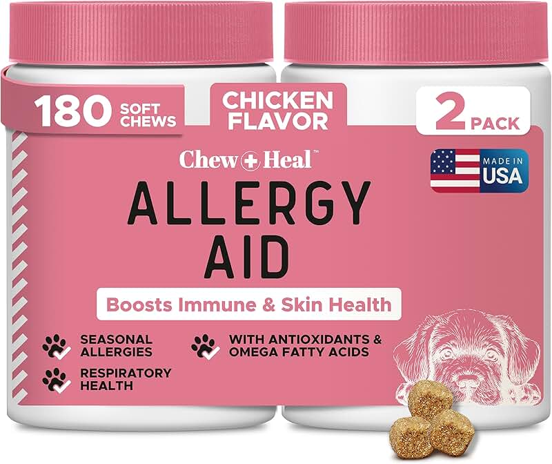 Dog and Cat Allergy Chews for Skin and Immune Health